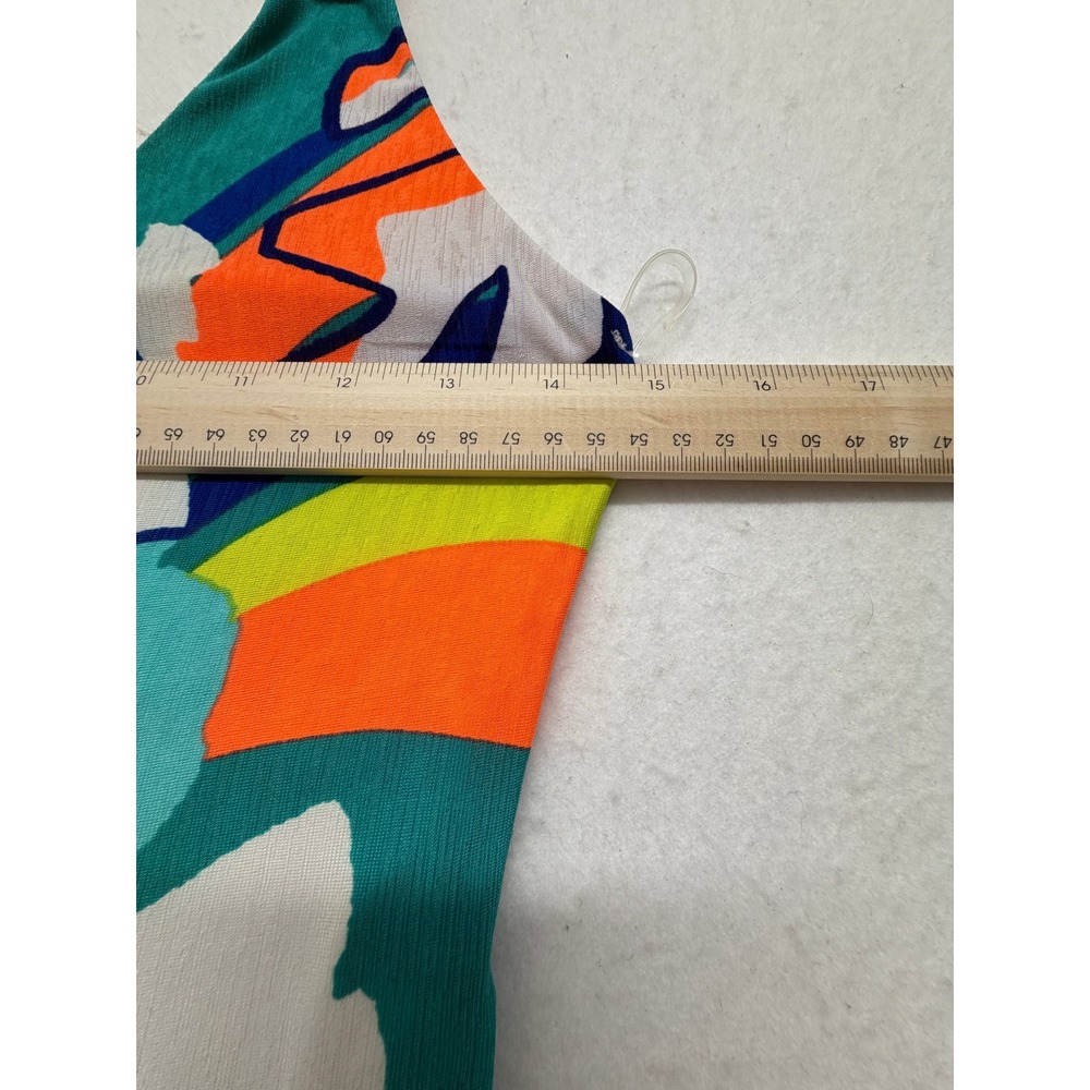 NWT Fashion Nova Brunch All Day Sun Maxi Dress Turquoise Vacation Resort S - Picture 6 of 8
